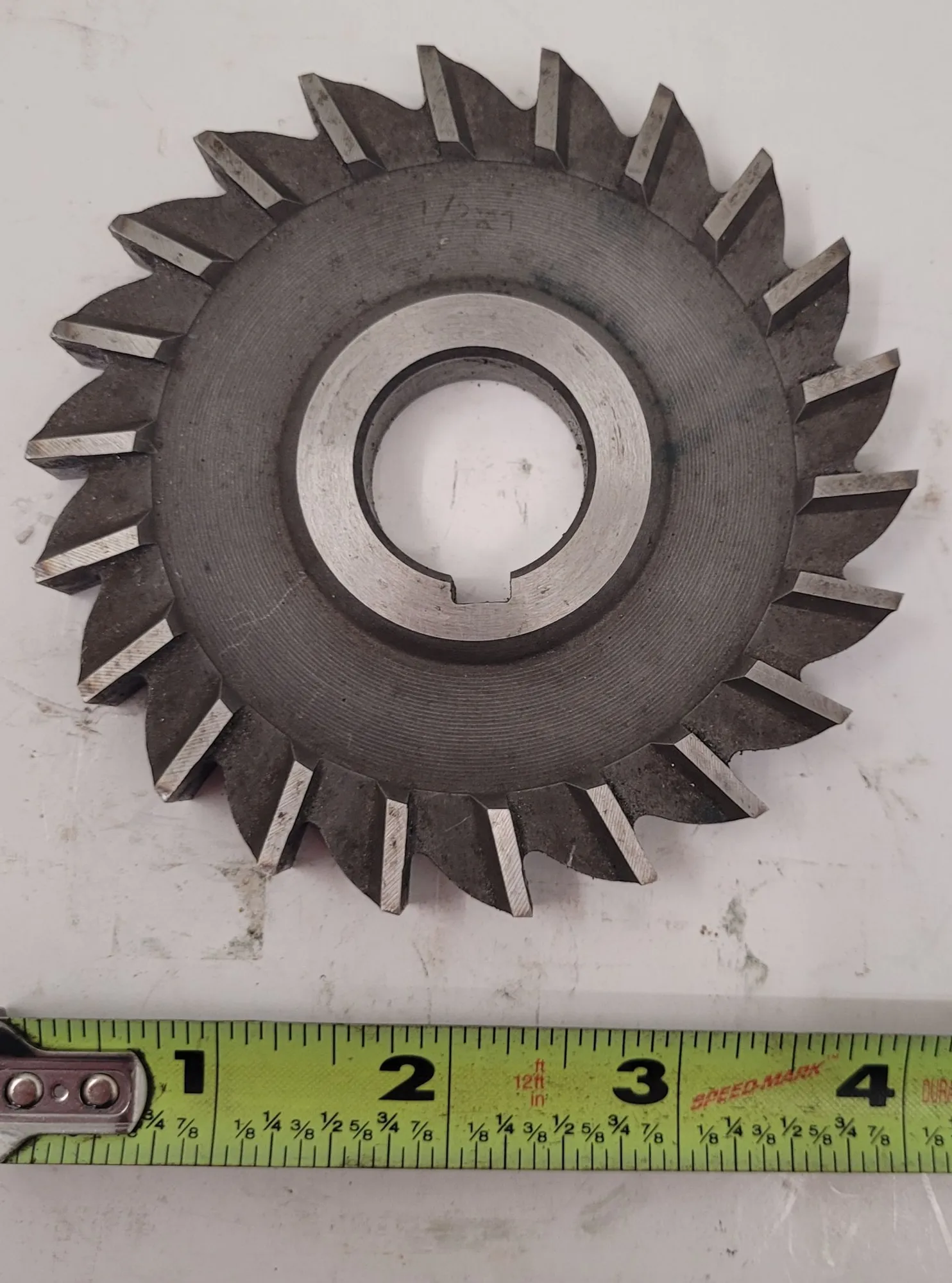 MSC INDUSTRIAL SUPPLY STRAIGHT MILL SLITTING BLADE SET (4" X 22T, 2.125" X 14T) 1" ARBOR - undefined