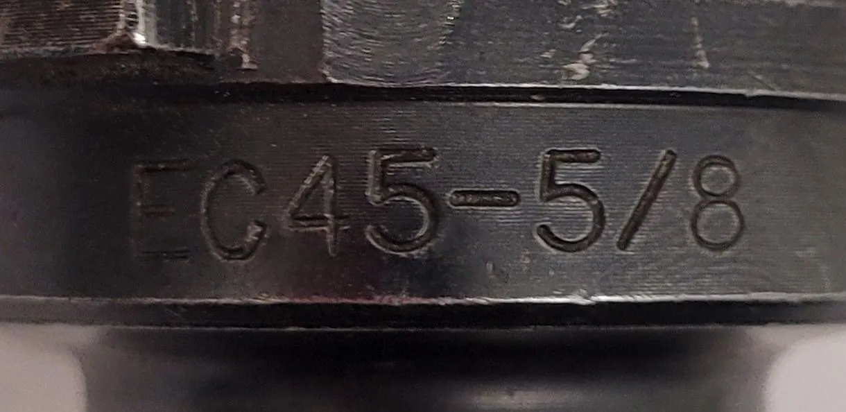NIKKEN EC45-5/8 END MILL HOLDER CAT 45, OAL 4-3/4IN, BORE 5/8IN - undefined