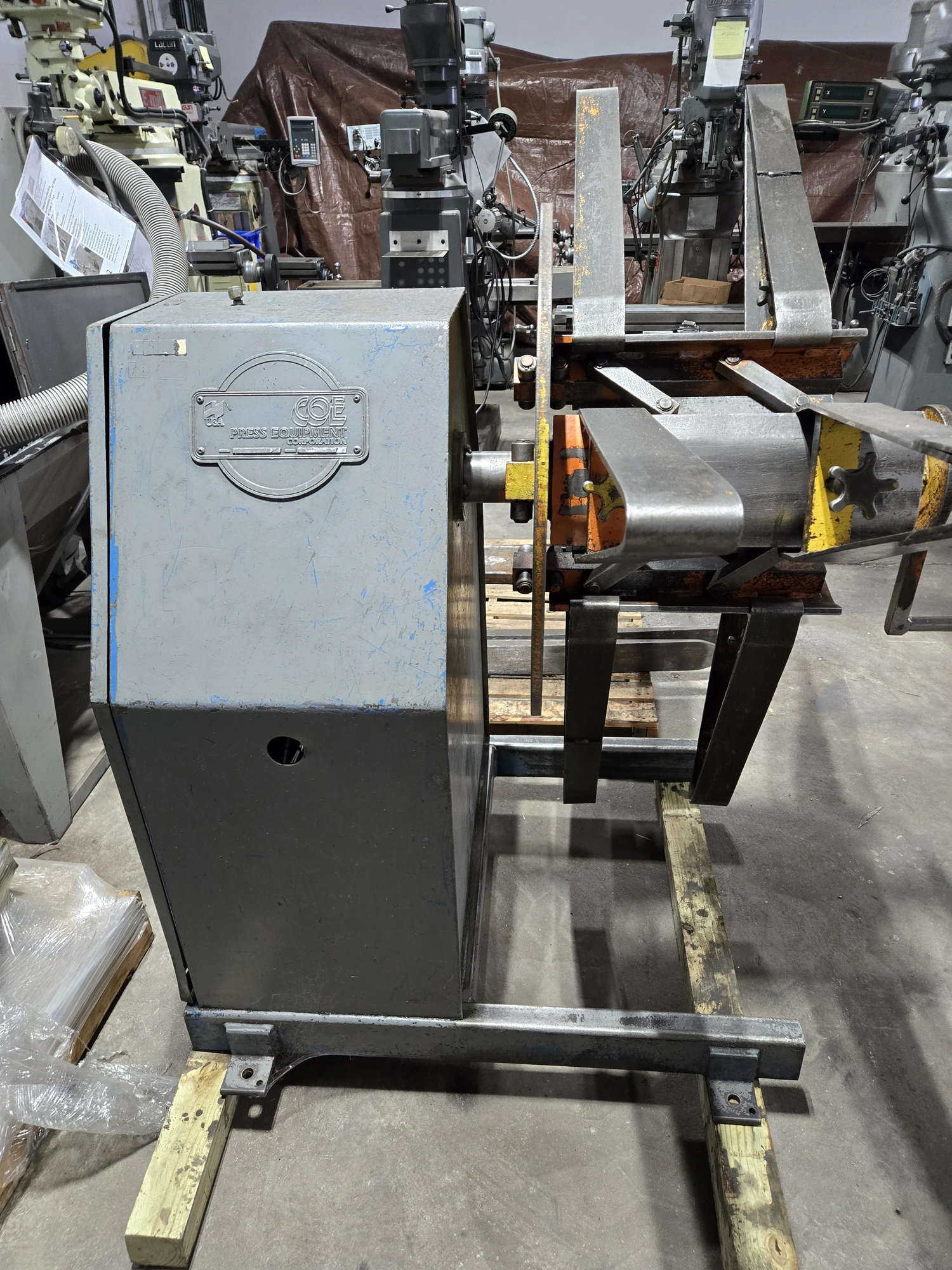 COE PRESS EQUIPMENT CPR-PO-2512 PULL OFF COIL REEL, 2500 LB. CAPACITY, 12" COIL WIDTH - undefined