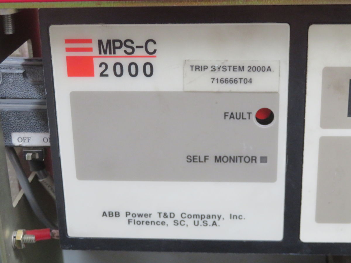 ITE K-2000 CIRCUIT BREAKER, 3200A FRAME, MPS-C 2000 TRIP UNIT, LSIG FUNCTIONS - undefined
