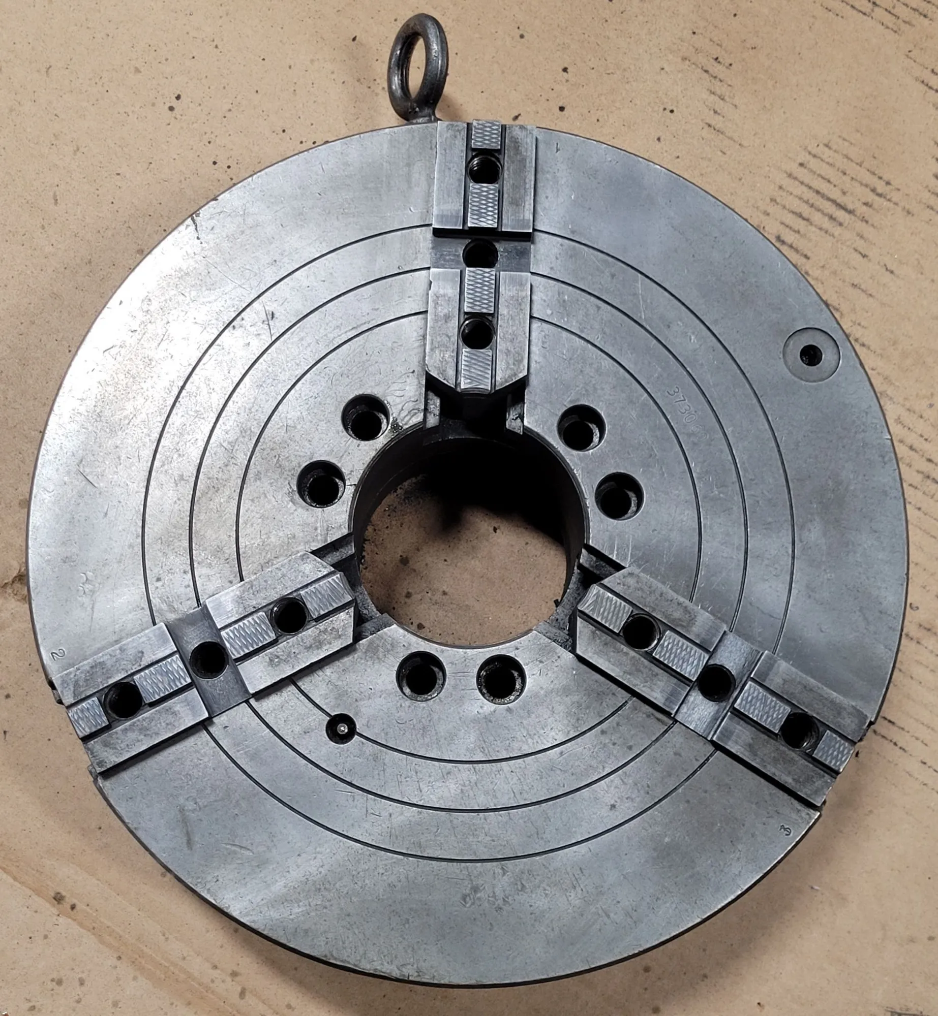 SCA 15IN 3 JAW CHUCK A2-6 MOUNT WITH 4” CENTER HOLE - undefined