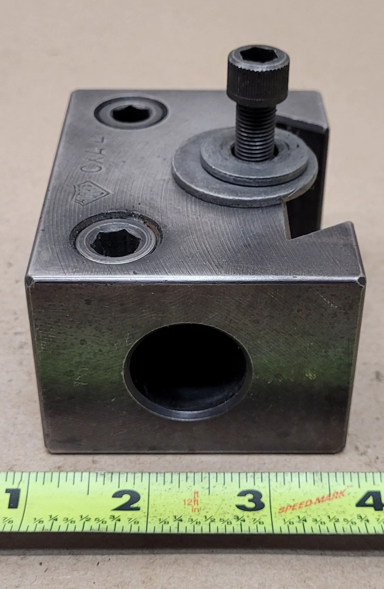 ALORIS CXA 4 BORING BAR HOLDER, 13-18" SWING, 1" OR 3/4" BAR CAPACITY, 1.0000" CENTER HEIGHT - undefined