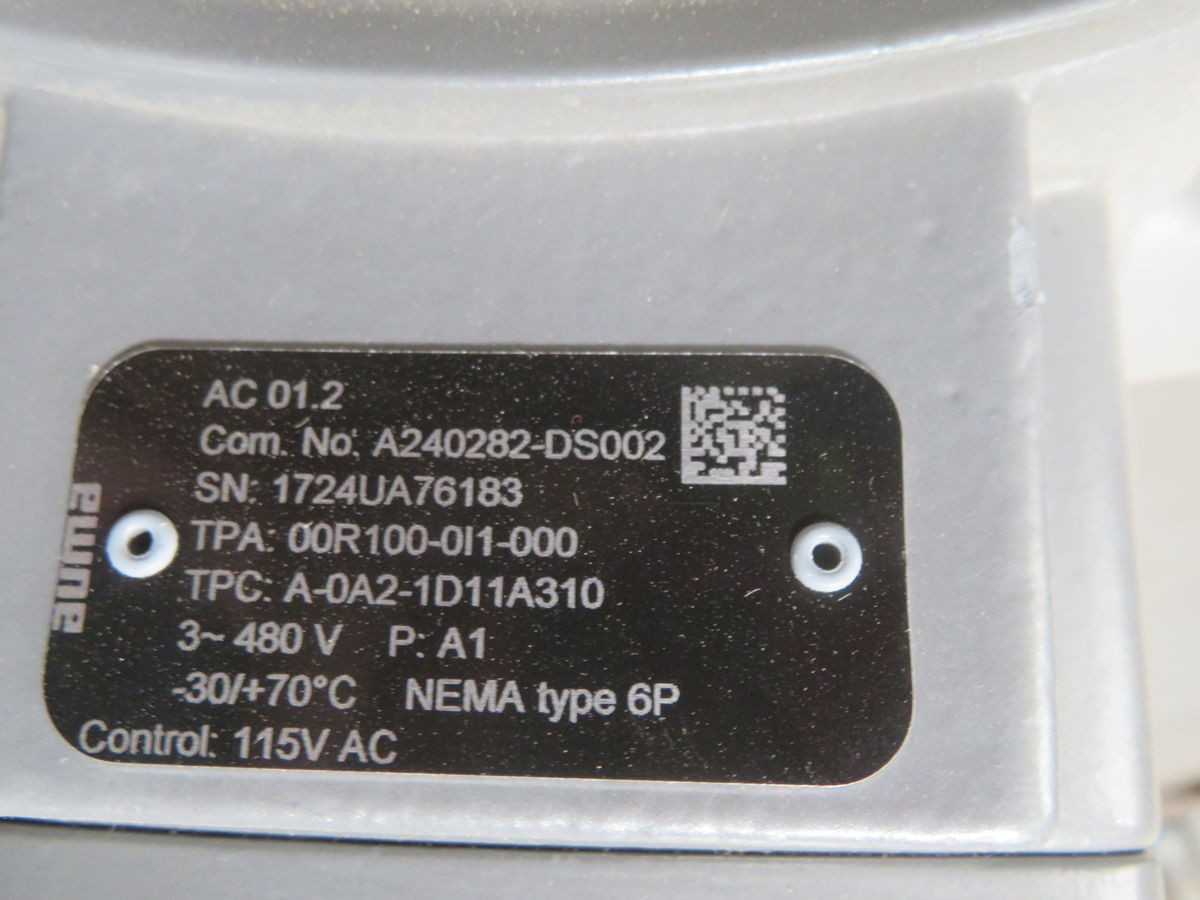 AUMA AC 01.2 VALVE ACTUATOR, 60-250NM TORQUE, 4-180RPM SPEED, IP68, -40 ...
