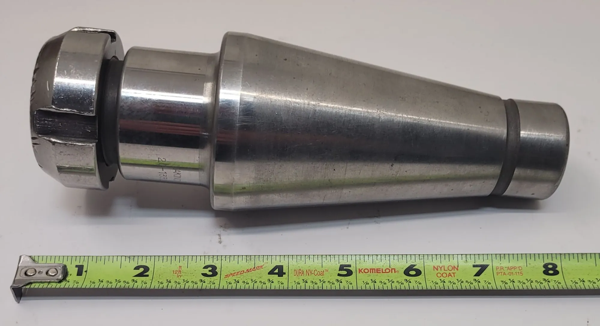 SPRING COLLET CHUCK - NT50 ADAPTER - 7-7/8IN OAL - 2.44IN NUT DIAMETER - undefined
