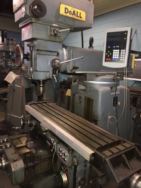 DOALL FV-4V VERTICAL MILL, 12