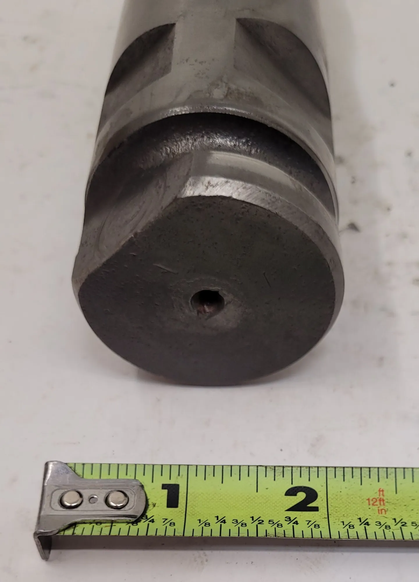 DURA-MILL CDA-76-6 HSS 6 FLUTE END MILL - 2" DIA, .125 RADIUS, OAL: 6.5”, CD: 2” - undefined