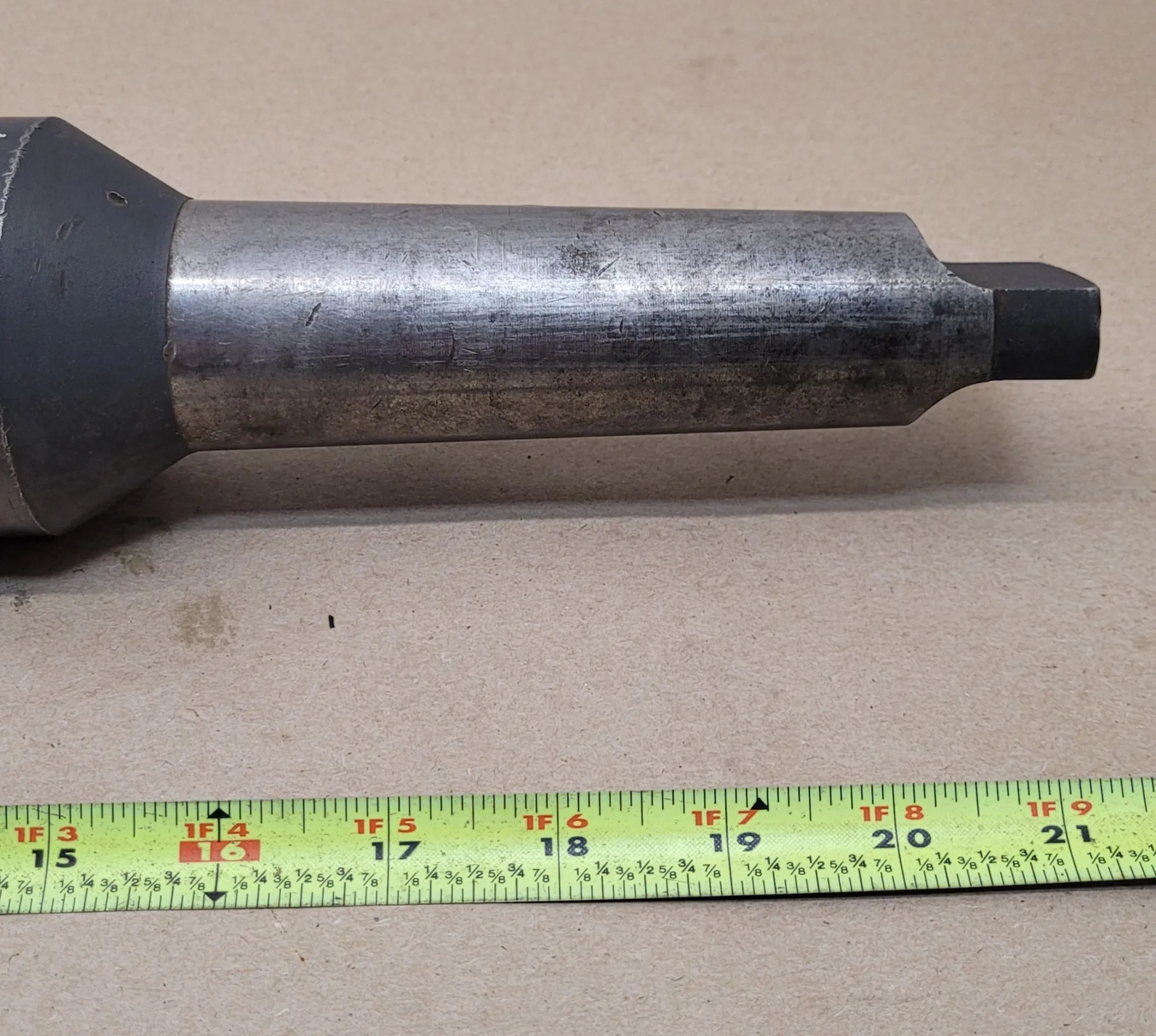 CLE-FORGE 2-31/32" TWIST DRILL, 5MT SHANK, 22" OAL, 14" FLUTE, 6" SHANK, HIGH-SPEED STEEL - undefined